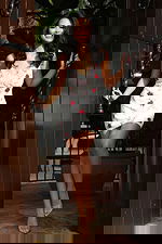 White floral beaded fitted mini dress