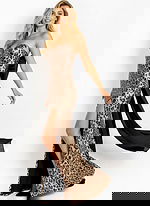 Strapless Leopard Sequin Gown 48651 - Image 6