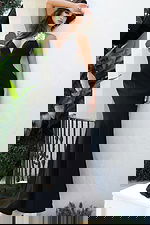 black v neckline mermaid dress 48663