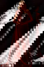 strapless taffeta pink dress with bow details 48677