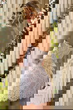 strapless lace fitted dress 48689