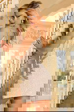 beaded corset bodice dress 49003