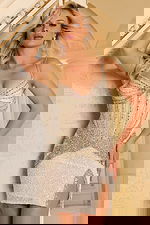 spaghetti strap beaded tight short dress 49003