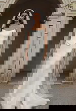 peplum white fitted dress 49077