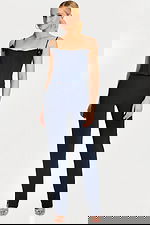 navy jumpsuit with corset bodice 49139