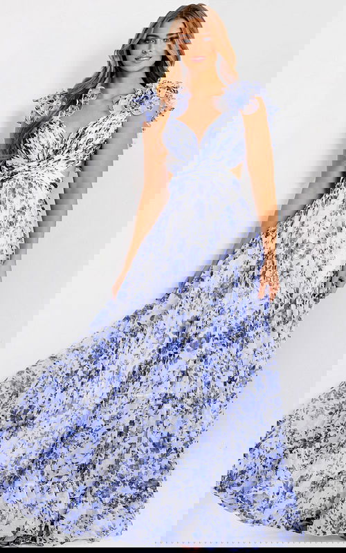 empire waist floral dress 49143