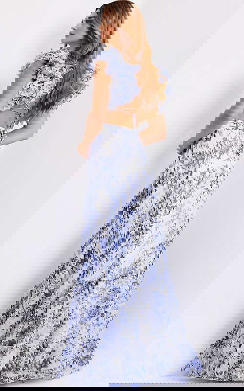 open back floral dress 49143