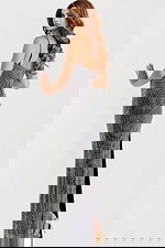 silver beaded dress with spaghetti straps 49162