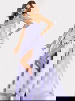 Sweetheart neckline dress with crystal accents 49196