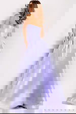 back of lilac a line dress 49196