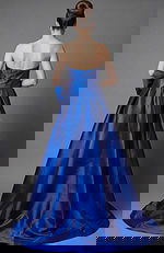 back of royal a line dress 49196