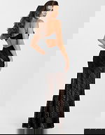 Black Butterfly Beaded Gown 49209 - Image 7