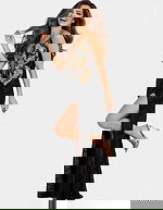 Black Butterfly Beaded Gown 49209 - Image 9