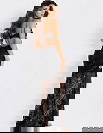 Black Butterfly Beaded Gown 49209 - Image 8