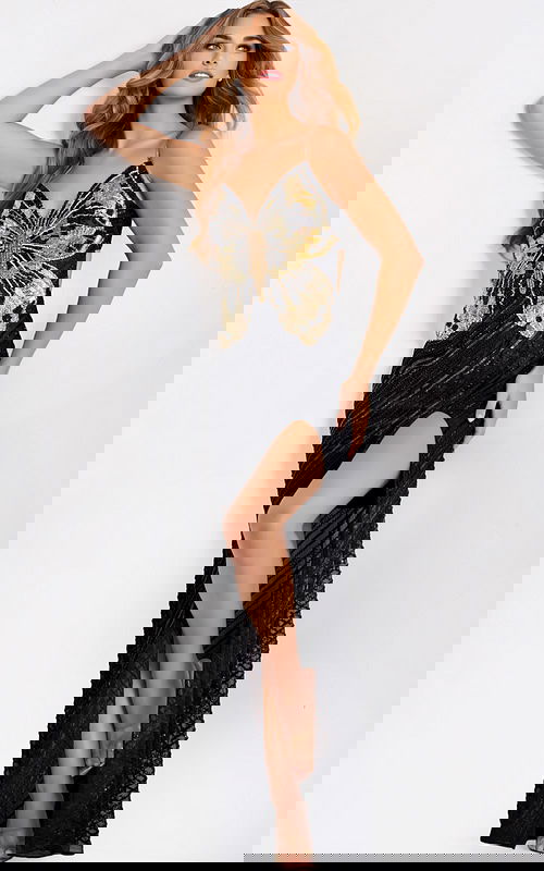 black butterfly dress 49209