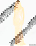 v neckline embellished dress 49242