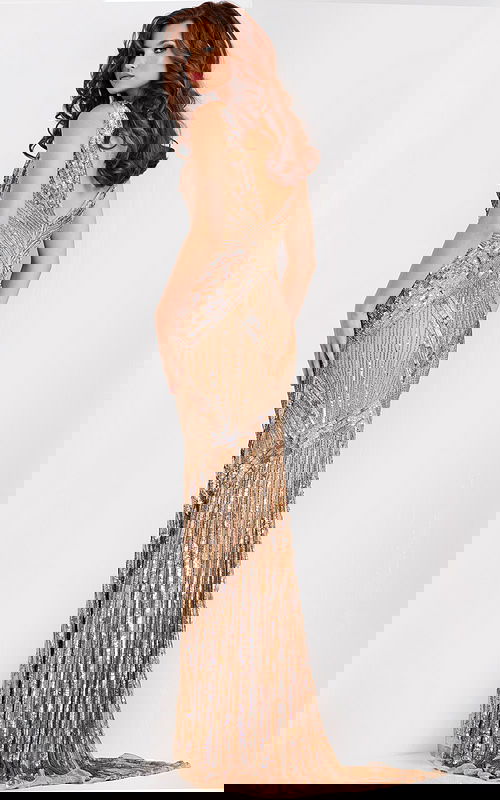 v back embellished dress 49242