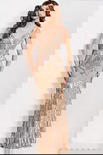 nudev neckline dress 49242