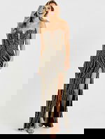 Strapless Beaded Gown with Plunging Neckline 49290 - Image 6