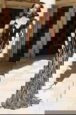 49316 black embellished dress