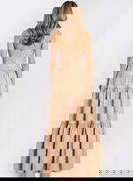 Strapless Tiered Ball Gown with Polka Dot Detail 49341 - Image 2