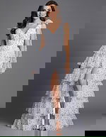 poko dot dress with layered skirt 49358