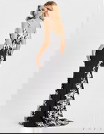 black and white dress 49465