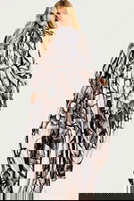 floral print long sleeves dress 49500