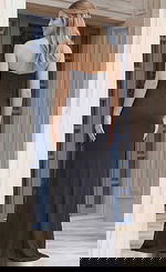 strapless fitted gown with clean silhouette and structured bodice