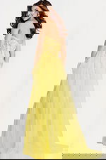 Sheer Bodice Strapless Prom Dress