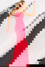 Mermaid Gown with Fitted design, sweep train, clean finish 49861