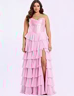 Strapless Pink Ball Gown 50234