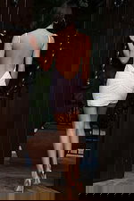 sexy backless short pink dress 51550