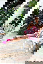 floral strapless short dress 51562