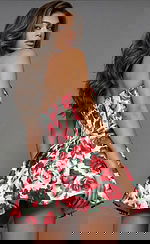 back of corset bodice cocktail dress 51713