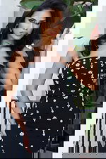 black strapless beaded dress 51807