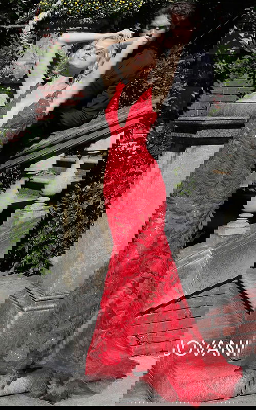 red prom dress 60283