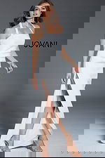 はなはな　LOHEN SHOULDER SLIT CUTSEW Sanaa Lathan in Jovani 61001 | Jovani