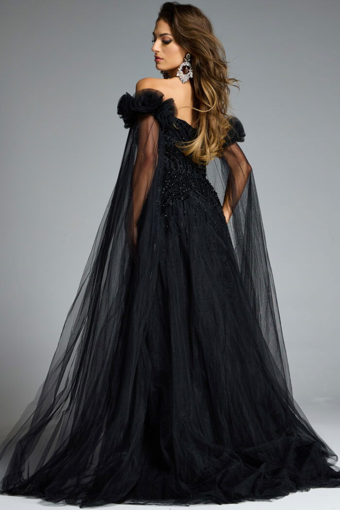 black ballgown 61002