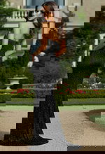 strapless mermaid dress D5411