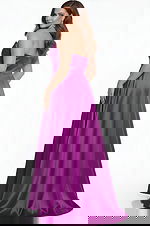 purple a line dress 42733