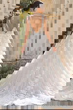 v back aline bridal gown JB39435