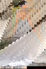 v back aline bridal gown JB39435