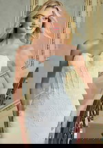 sweetheart neckline corset bodice wedding dress JB40013