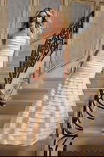 pleated strapless mermaid dress JB42350