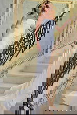 strapless off white simple dress JB42353