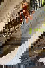 halter neck embellished wedding dress JB42770