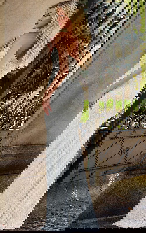 white strapless dress JB43119