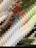 v neckline fitted dress JB45112