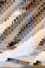 ruffled skirt strapless dress JB45120